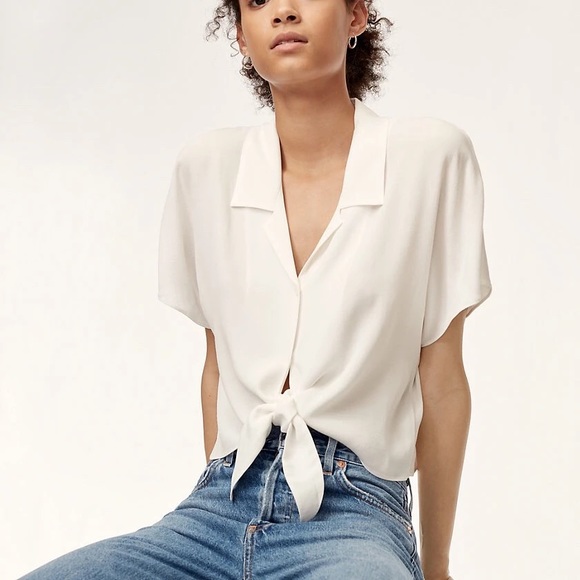 Wilfred Tops - WILFRED *Merlot* Huang Blouse